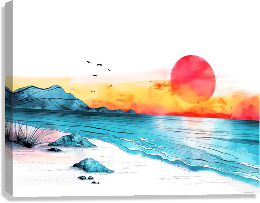 And out of the Red Canvas Print