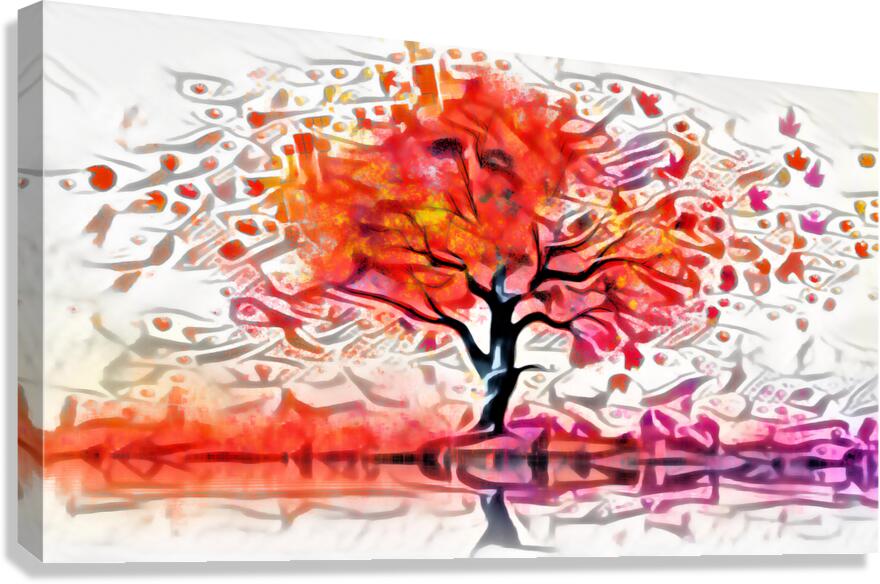 Deco Umbrella Canvas Print