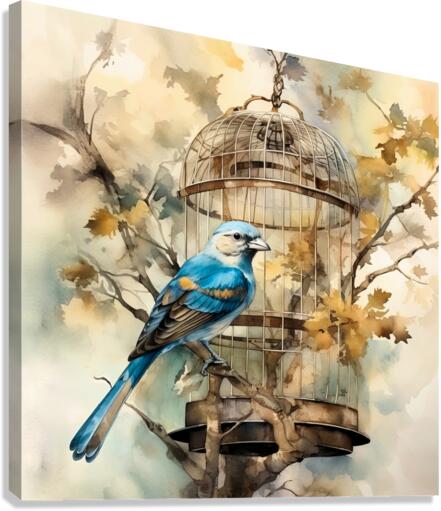 Tree Cage Canvas Print