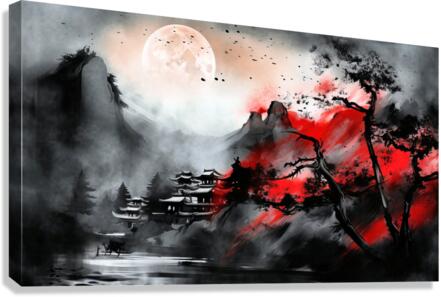 Red Wind Canvas Print