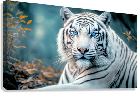 White Tiger Canvas Print