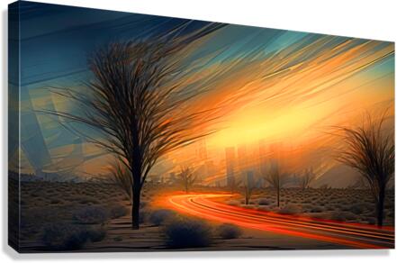 Desertification Canvas Print