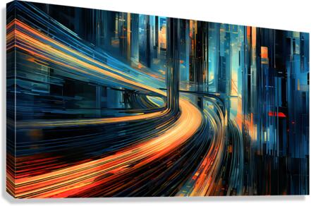 Vivid Intelligence Canvas Print