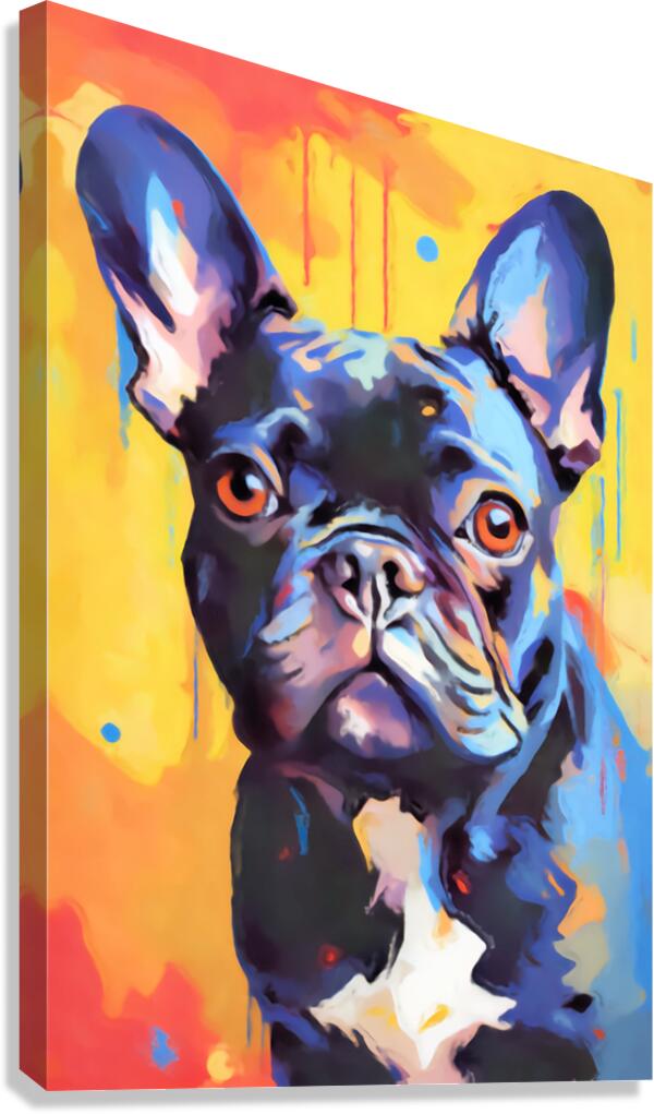 Un Bulldog Canvas Print