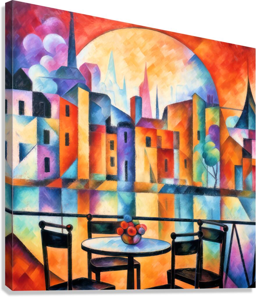 Table for Four Canvas Print