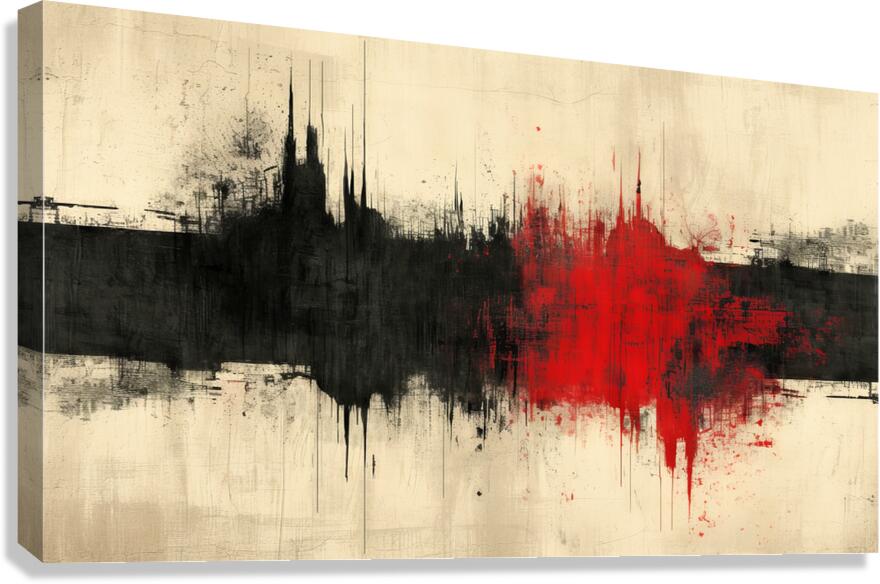 The room was humming harder Canvas Print