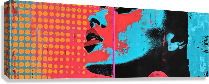 Shadows run from themselves Canvas Print