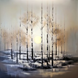 Birch Sunrise