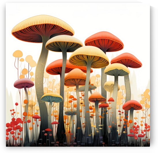 Mushroom Enlightenment by Art by BUCK