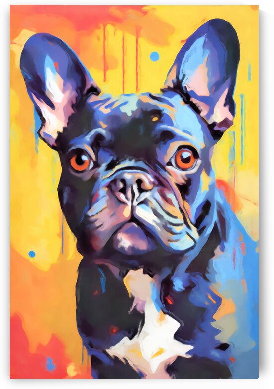 Un Bulldog by Art by BUCK