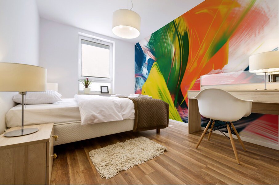 Trouble Free Mural print