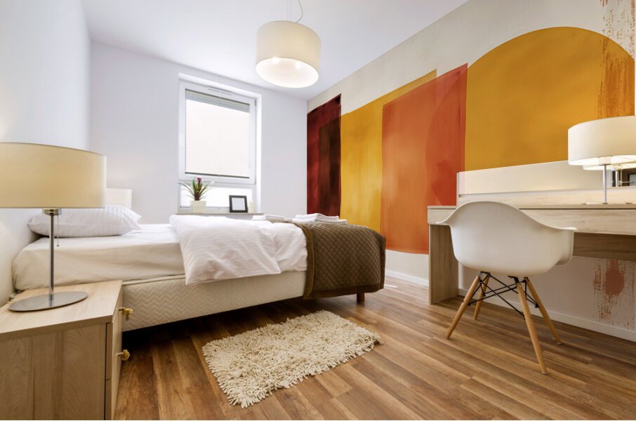 And echoes long ago Mural print