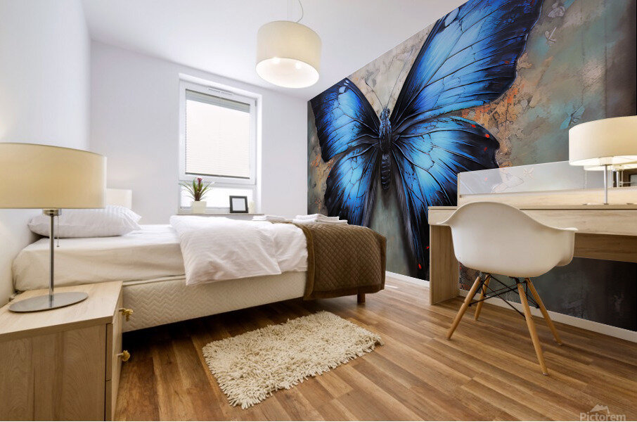 Butterfly Tinge Mural print