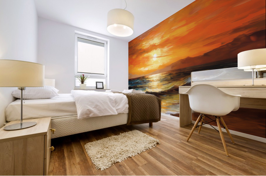 Ocean Spice Mural print