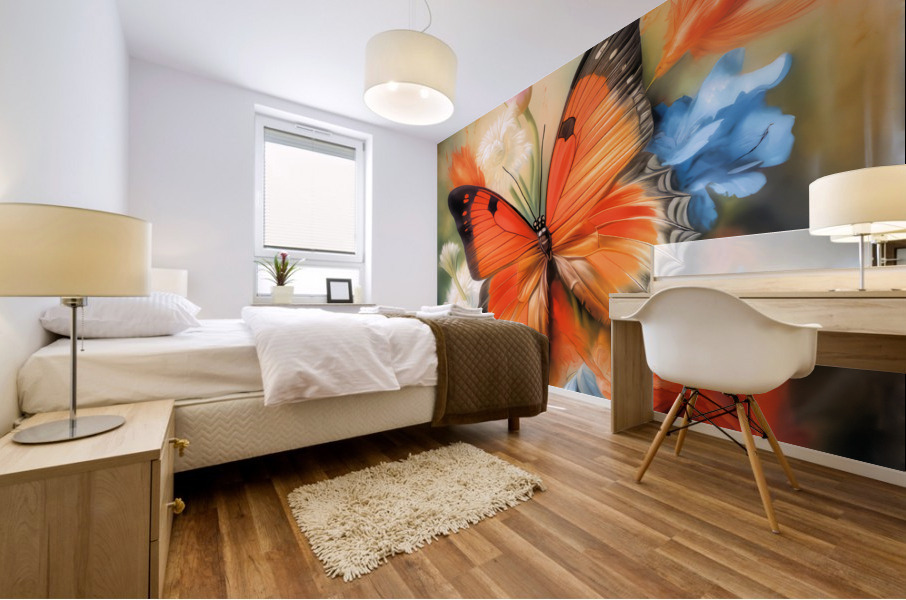 Butterfly Nectar Mural print