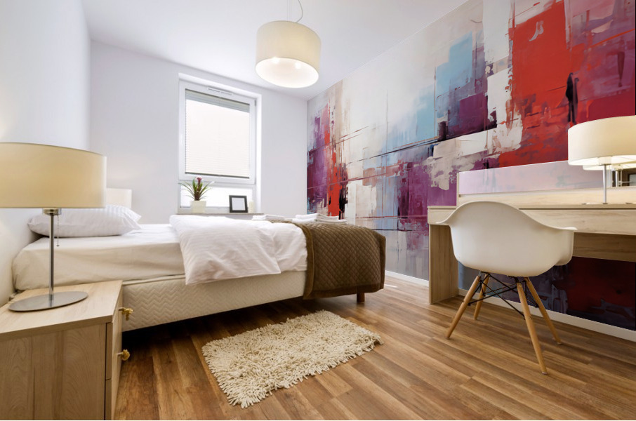 Crosstown Traffic Rough Mural print