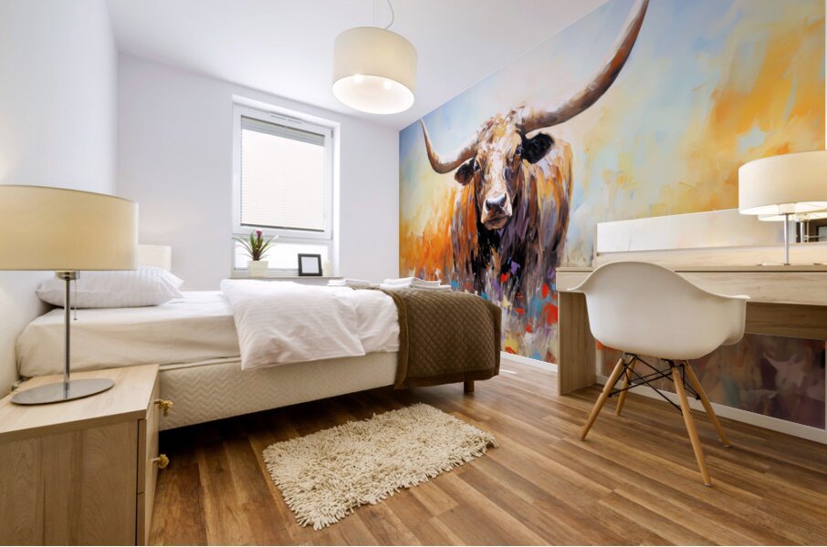 Motionless Stare Mural print