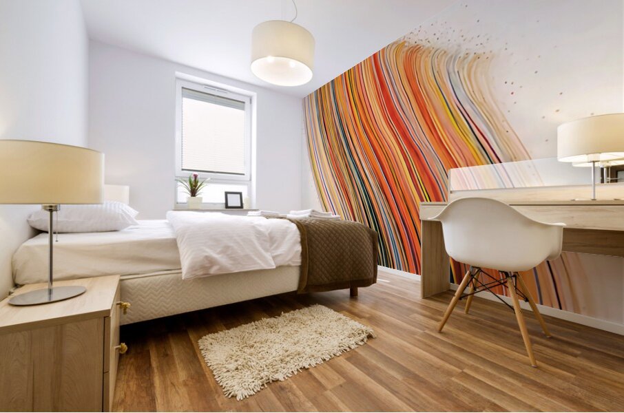 Wave of Color Mural print