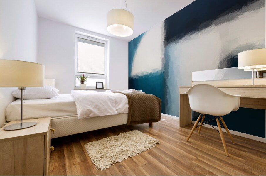 Enveloped Circle Mural print