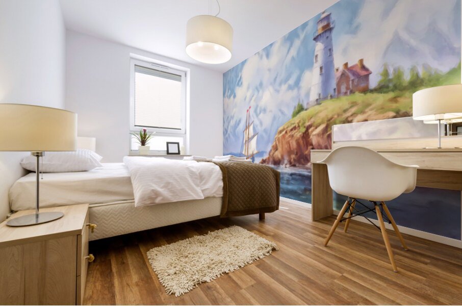 Affable Bluff Mural print