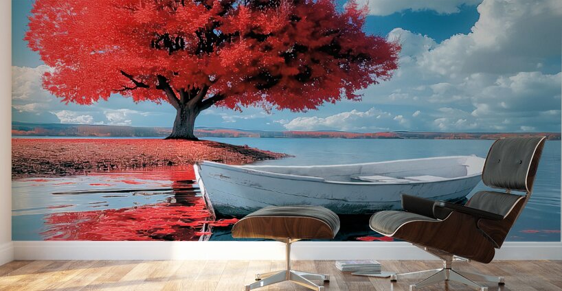 Scarlet Shore Wall Murals