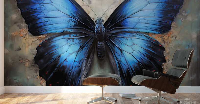Butterfly Tinge Wall Murals