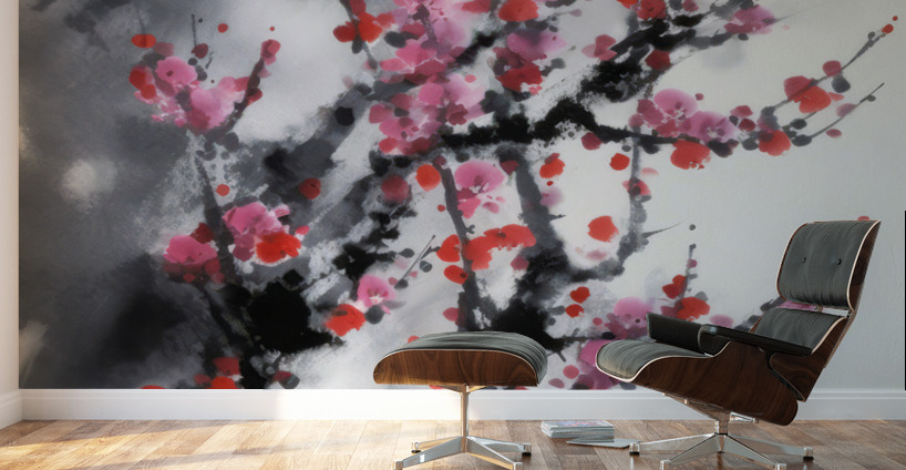 Sunless Blossom Wall Murals