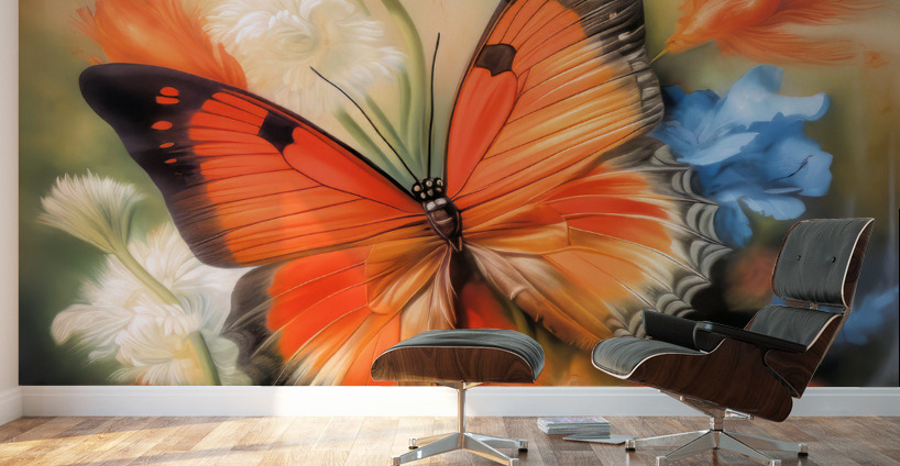 Butterfly Nectar Wall Murals