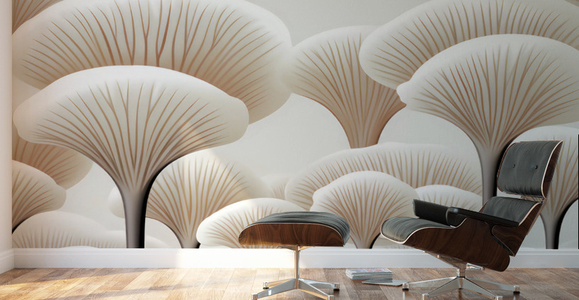 Woods of Fungi Wall Murals