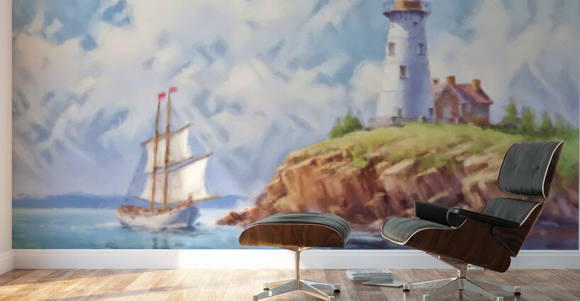 Affable Bluff Wall Murals