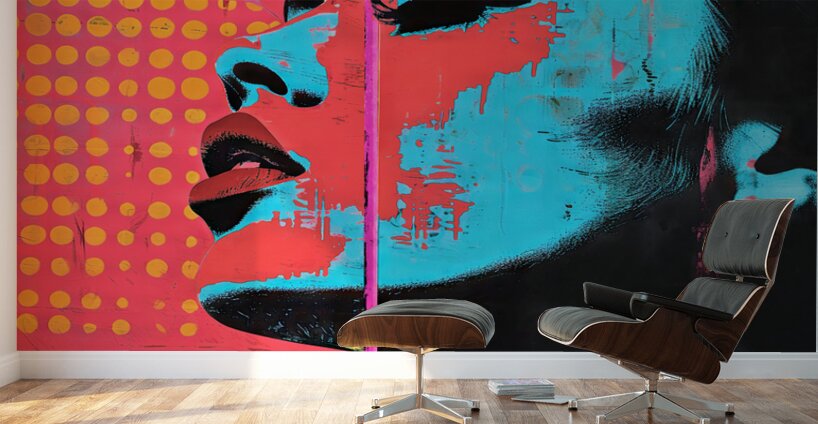 Shadows run from themselves Wall Murals