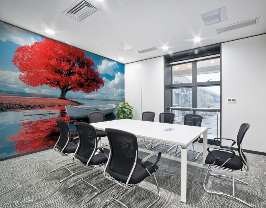 Scarlet Shore Wall Printing