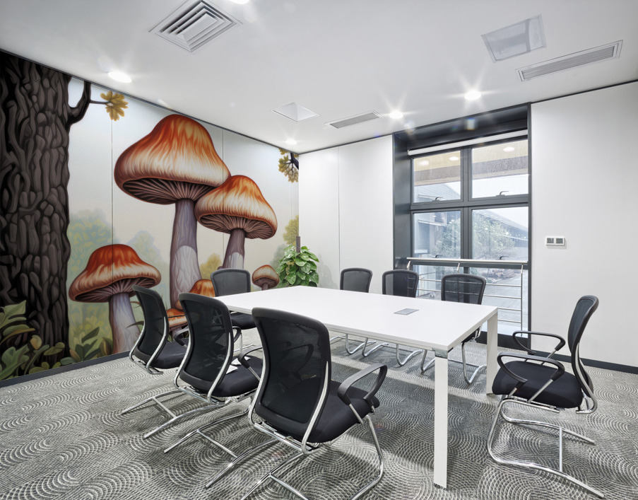 The Shroom Family Wall Printing