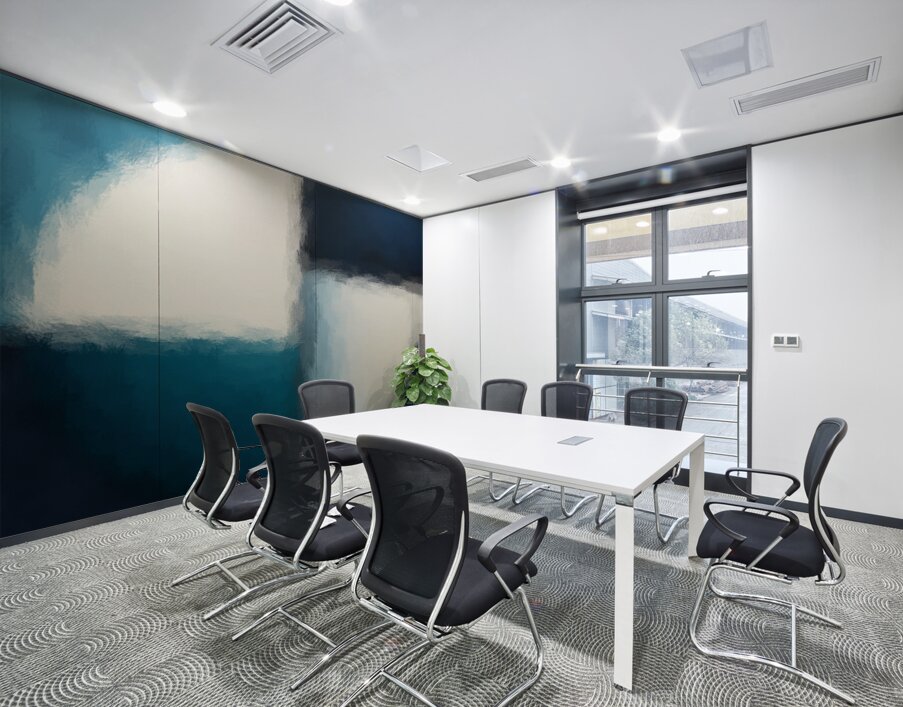 Enveloped Circle Wall Printing