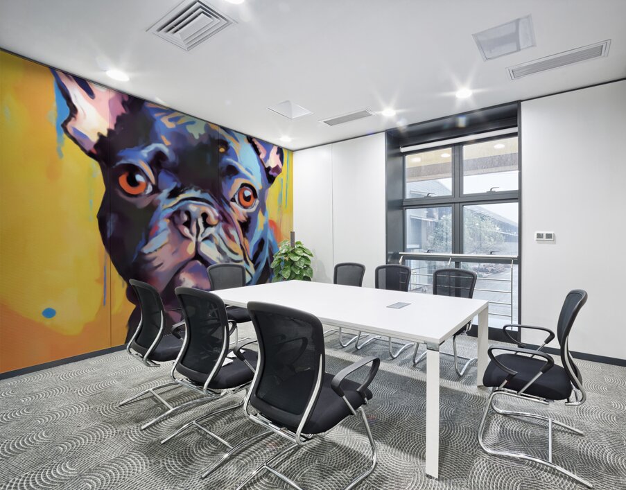 Un Bulldog Wall Printing