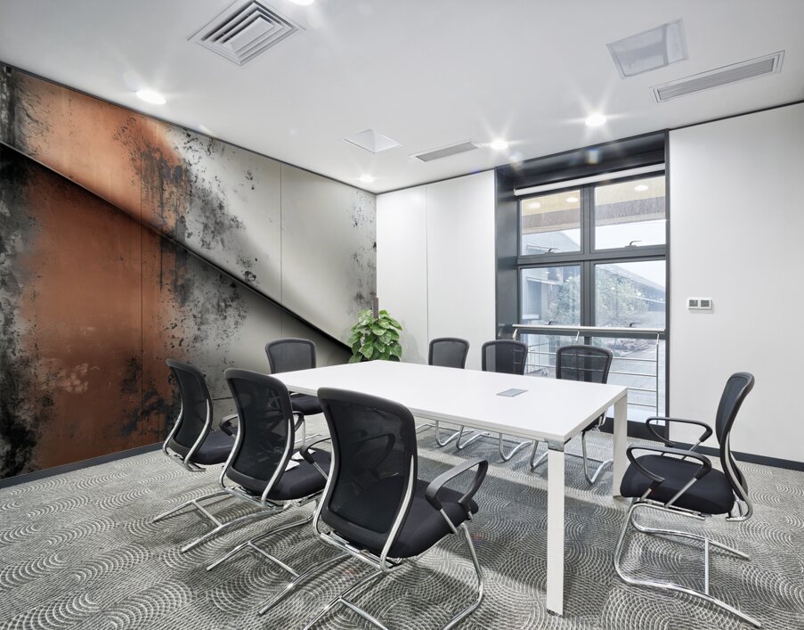 The Bronze Line Wall Printing