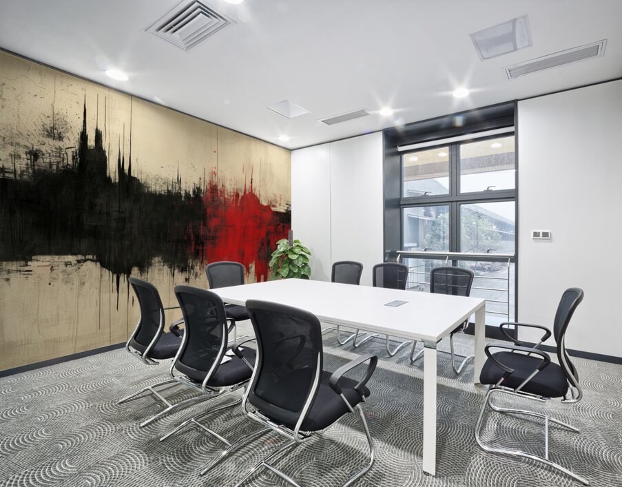 The room was humming harder Wall Printing