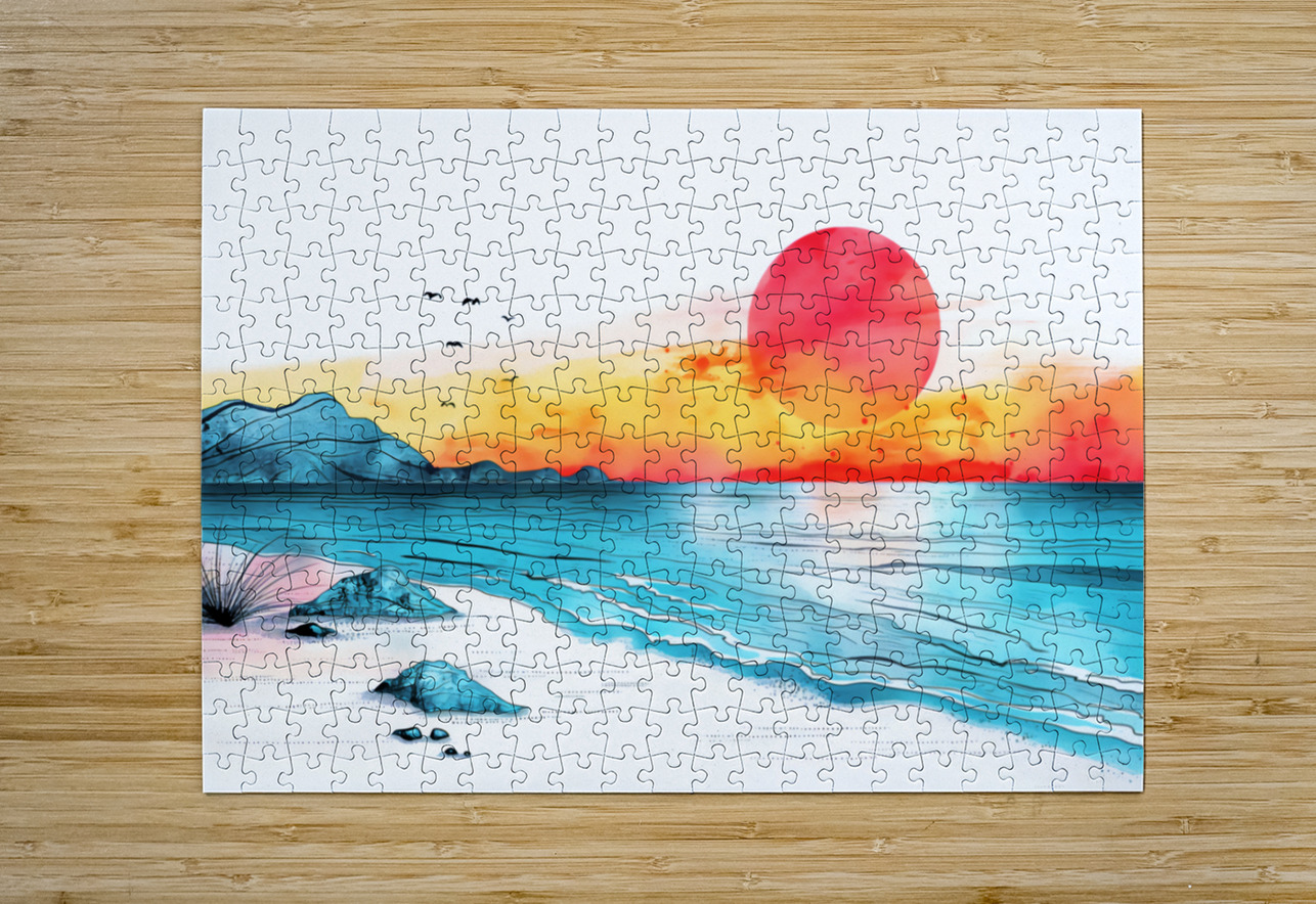 And out of the Red Art by BUCK Puzzle printing