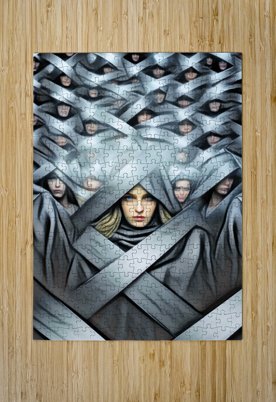 Too Many Mind Art by BUCK Puzzle printing