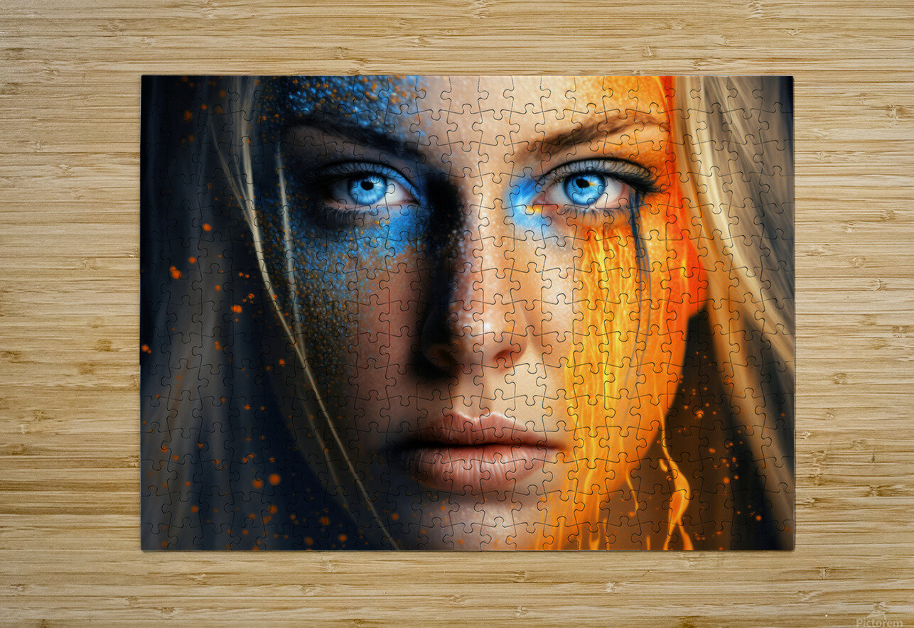 Mirror of the Mind Art by BUCK Puzzle printing