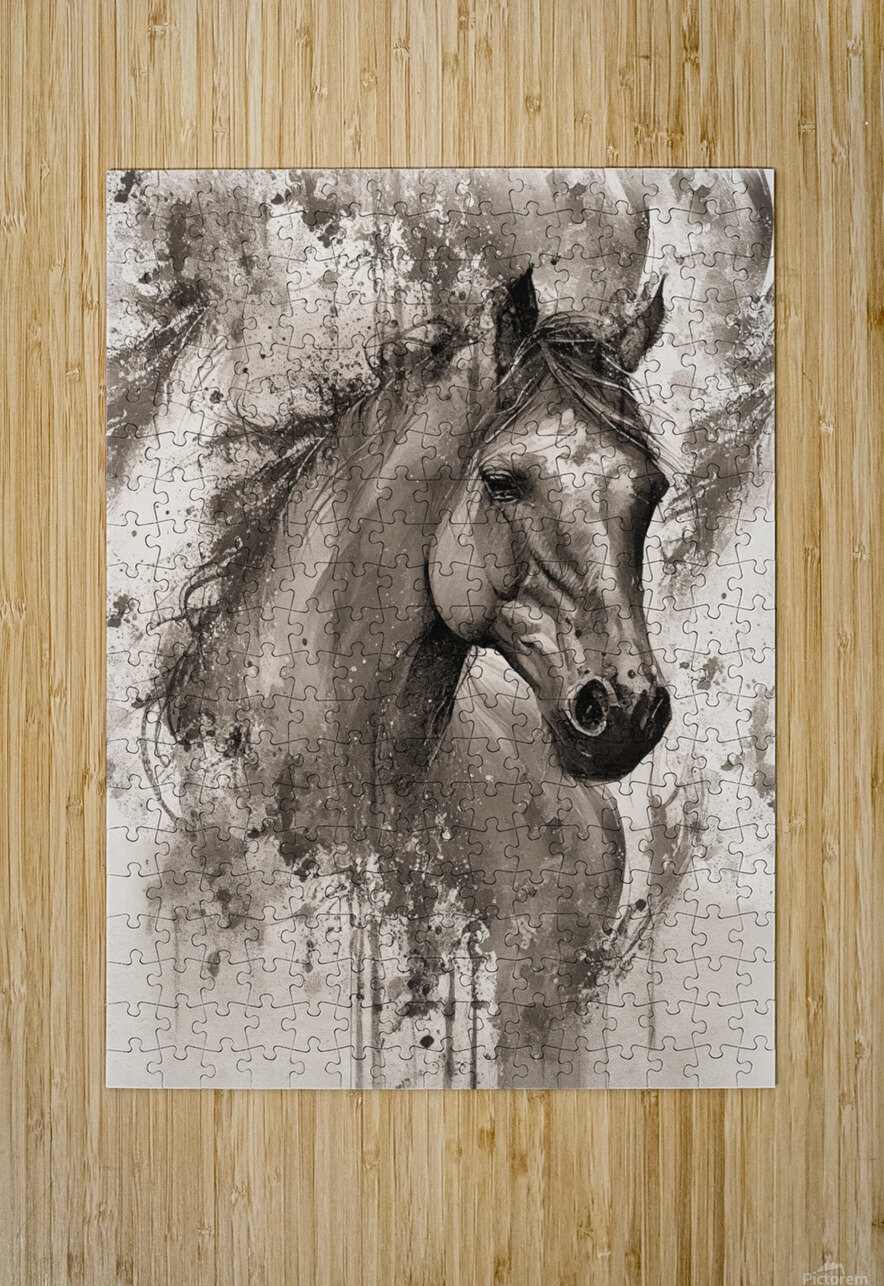Horse Chestnut Art by BUCK Puzzle printing
