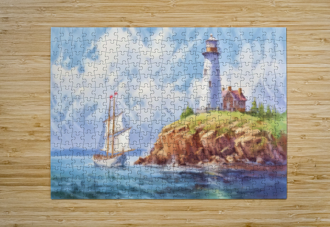 Affable Bluff Art by BUCK Puzzle printing